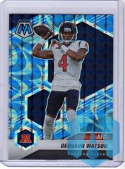 2021 Panini Mosaic AFC Deshaun Watson #223 Reactive Blue Prizm Texans